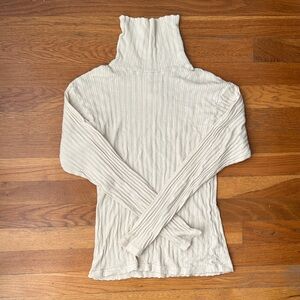 Rudy Jude Pointelle Turtleneck - natural - size M